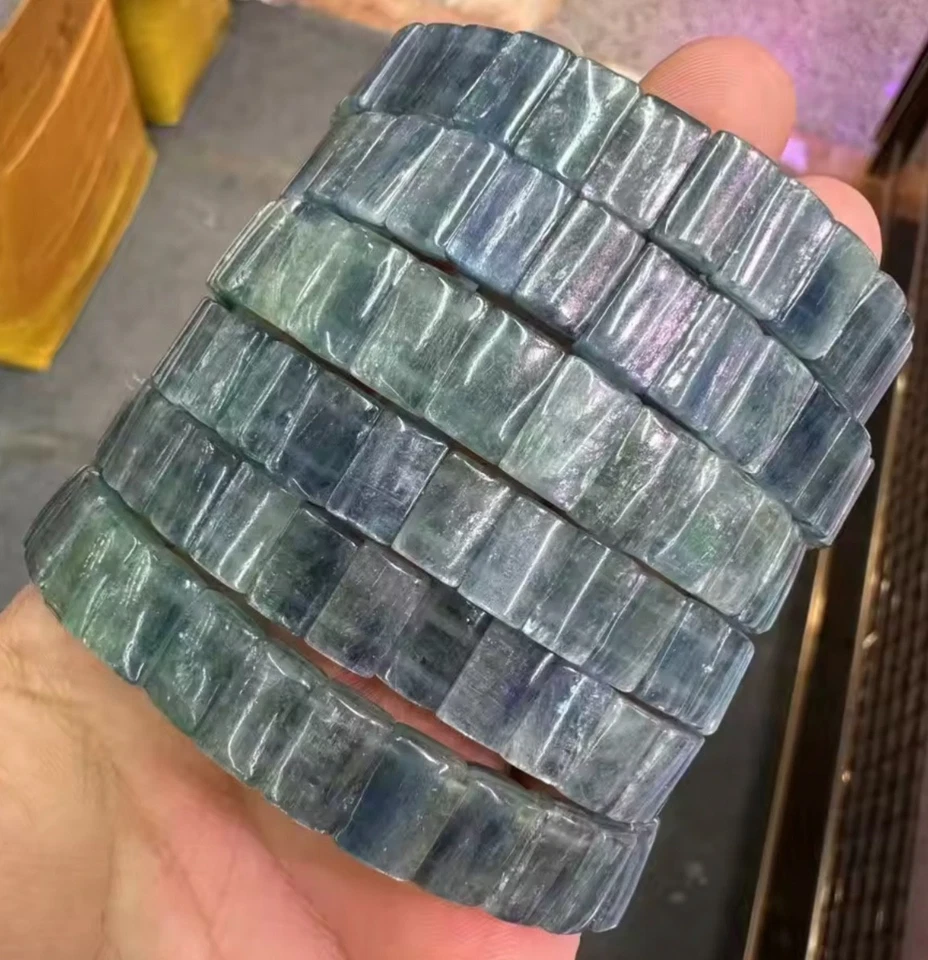 Браслет браслет из натурального кианита прямоугольные бусины - Изображение 2 из 3
