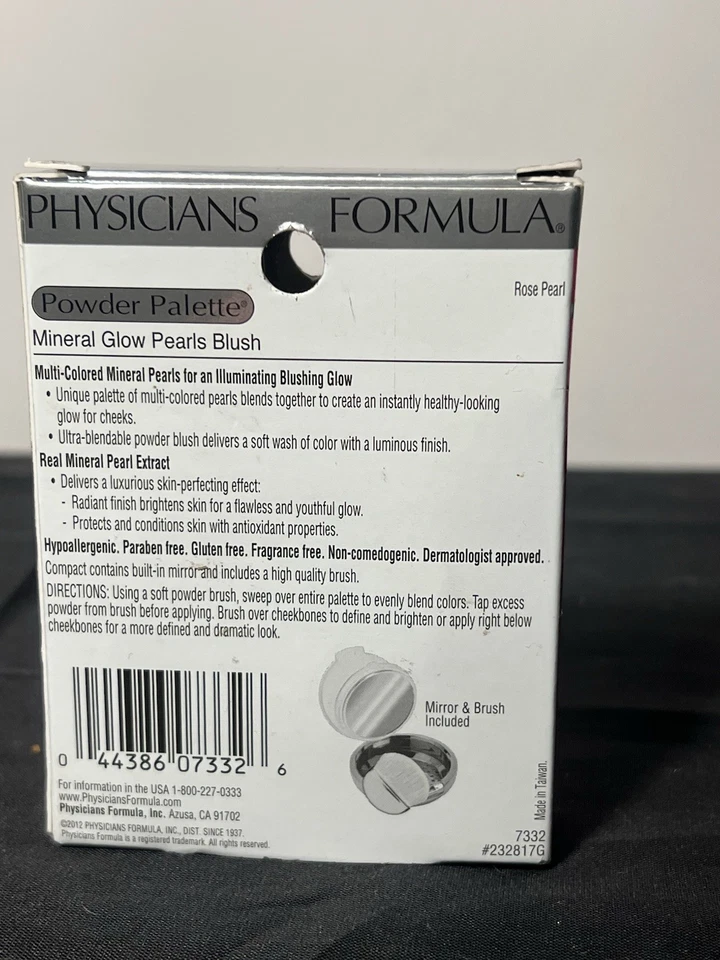 Physicians Formula Powder Palette Mineral Glow Pearls Blush # 7332 Rose Pearl - Image 3 of 4
