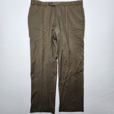 NEW Jack Victor 42x34 Olive Green Estrato Super 110s Wool Spencer Full Cut Pants