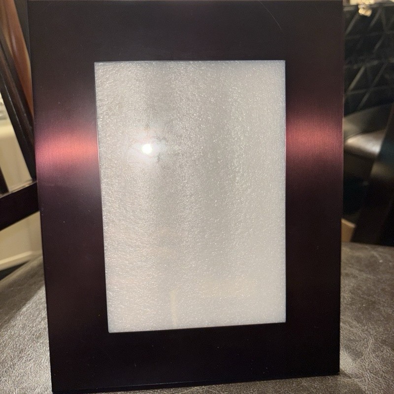 Black Wood 8x10 Photo Frame for 4x6 Portrait, Clear Glass, Matte, Stand