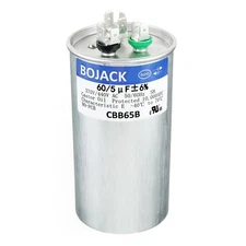 60/5MFD 370V CBB65 Dual Run Capacitor for AC Motor & Fan Start