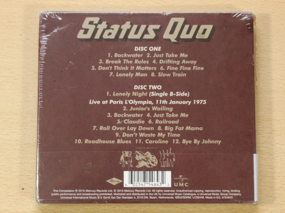 Status Quo/Quo/2015 2x CD Set/Deluxe Edition/New/MINT/Sealed - Image 2 of 3