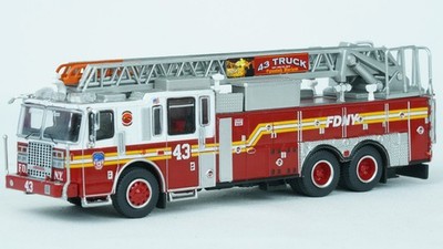 Brekina NEW HO 1/87 Ferrara Ultra Ladder Fire Truck #43
