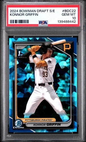 2024 1st Bowman Draft Sapphire Konnor Griffin PSA 10 Low Population Rookie RC