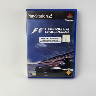 F1 2002 Formula One 2002 - Sony   Playsation 2 - PS2- Manual + DVD  Movie - PAL