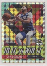 2019-20 Panini Mosaic In It to Win It Ben Simmons #16 0nr3