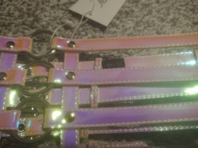 Corset Story Strappy Harness Belt Holographic 