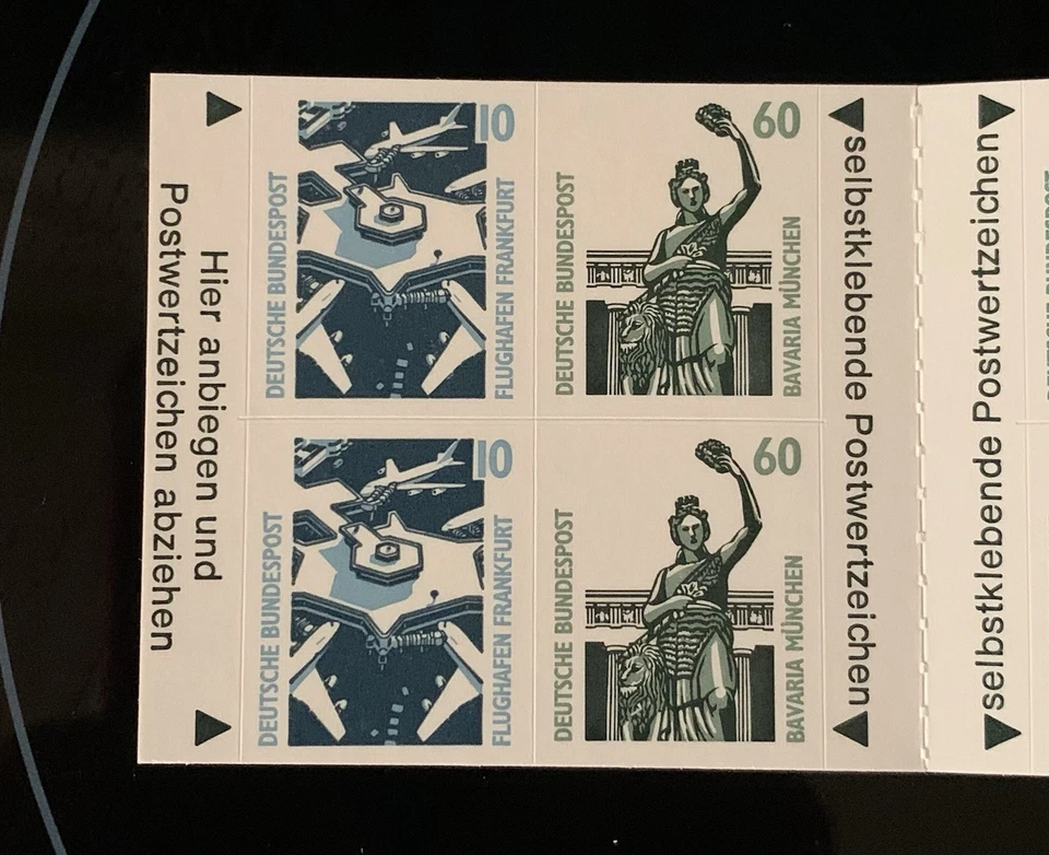 Germany 🇩🇪 1990’s 5DM self adhesive stamp booklet - Image 3 of 4