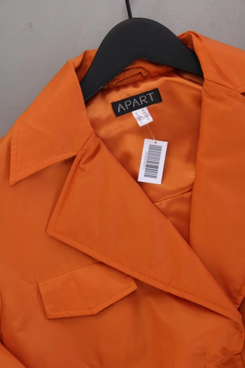 ✅ Apart Übergangsjacke Classic Jacke für Damen Gr. 38, M mit Gürtel orange ✅