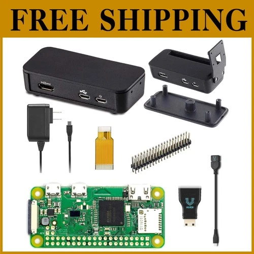 Raspberry Pi Zero W Collection - Black Case