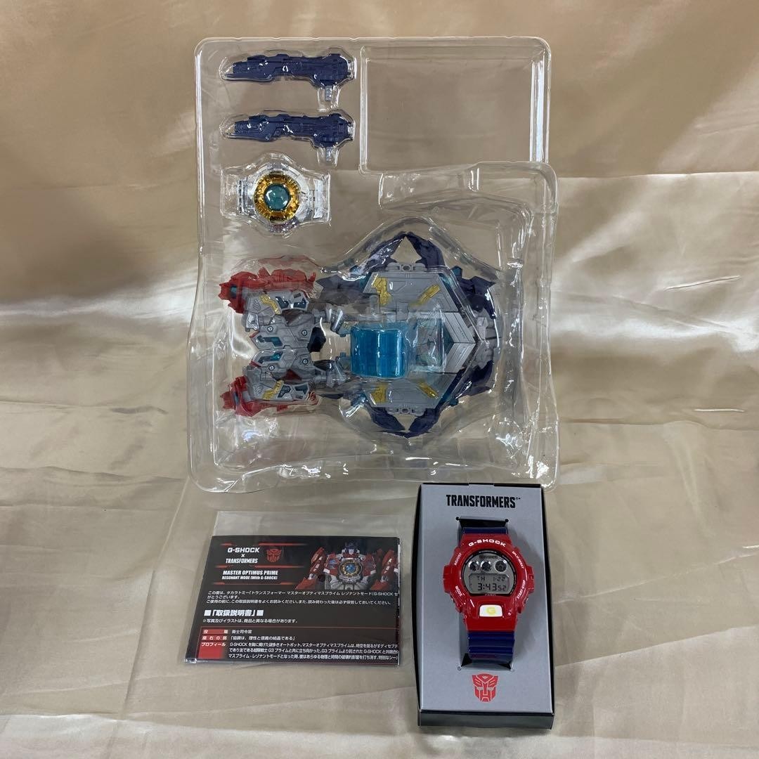 TAKARA TOMY Transformers CASIO G-Shock DW-6900TF Optimus Prime