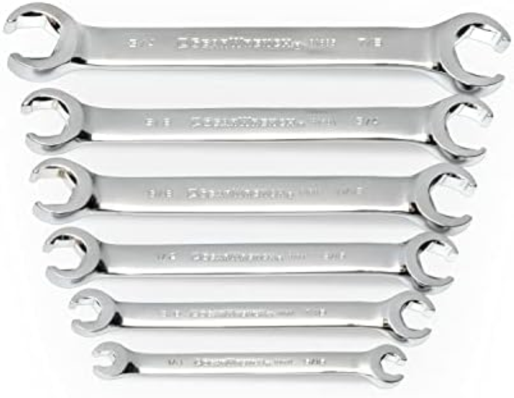 Gearwrench 81907 6 Piece Flare nut SAE wrench set