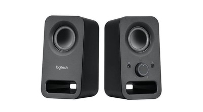 Logitech Z-150 kompakte Stereo-Lautsprecher, schwarz
