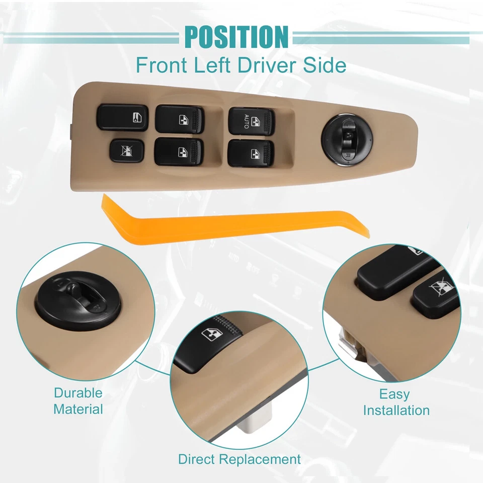 Interruptor de ventana eléctrica 935702F200NM para Kia Spectra 2,0 L 2007-09 Spectra5 2,0 L 2009 Foto 4 de 4