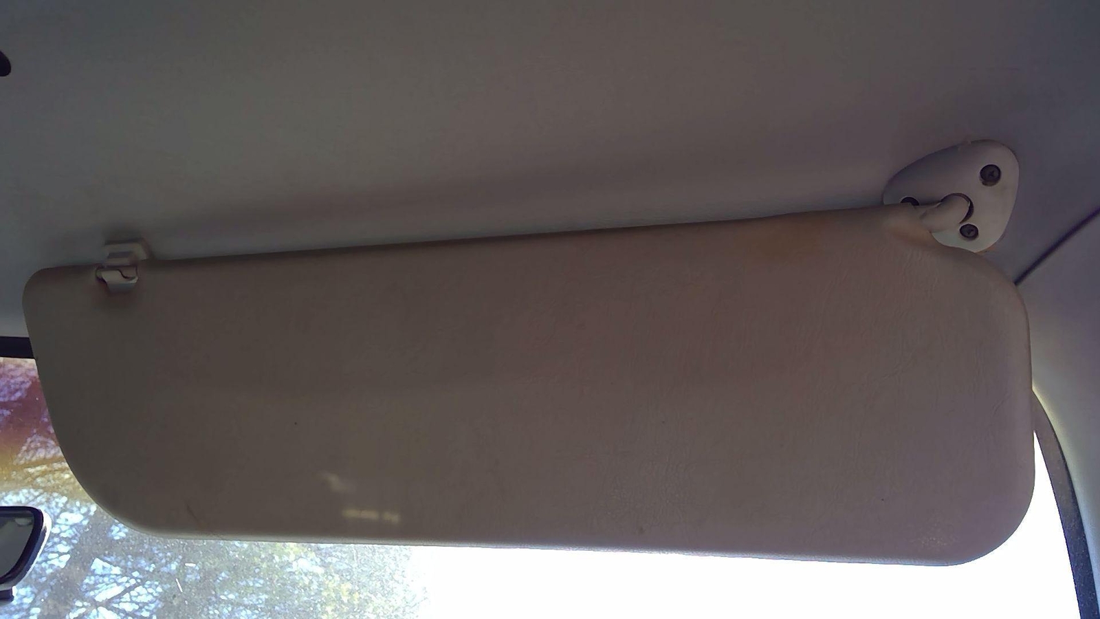 99 03 Ford E150 E250 E350 Sun Visor RH Passenger Gray Vinyl OEM F8UZ1504104AAA eBay