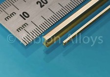 Albion Alloys IB2 - 1 x 2mm x 1mm x 305mm Brass 'I' Beam Cut From Solid 2nd Pos