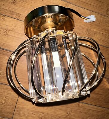FRIDEKO HOME moderne Deckenleuchte aus Kristall - Gold
