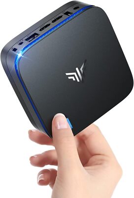 NiPoGi Mini PC Intel Alder Lake Ν95 (bis zu 3,4 GHz) 8GB DDR4 256GB SSD, Micro