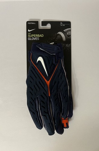 Nike Superbad 6.0 PE Syracuse Orange NCAA Football Gloves DX5298-432 Men's Sz XL - 第 3/9 張圖片