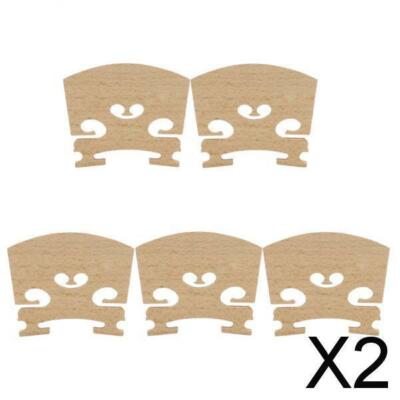 2X 5pcs Ahorn Brücke Bridge Geigensteg Zubehör für 4/4 Violine / Geige