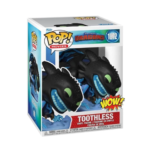 BRANDED Funko Pop! Premium: How to Train Your Dragon - Toothless (with Lightning)