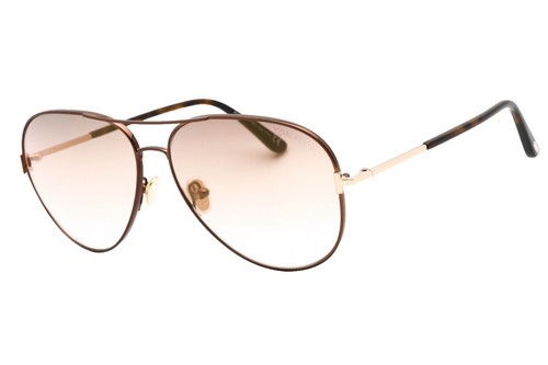 Tom Ford FAUSTO 711 52F Dark Havana / Brown Gradient Sunglasses