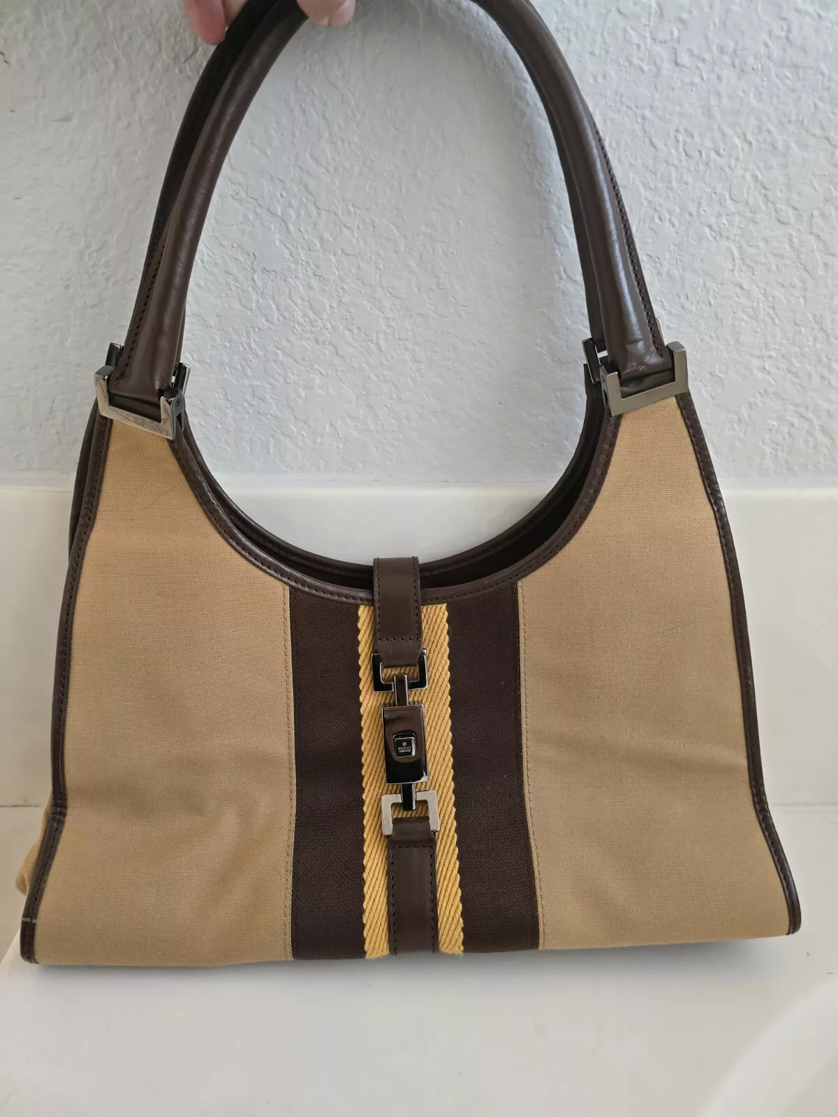 Sac à bandoulière femme Gucci marron argent 002 1067 