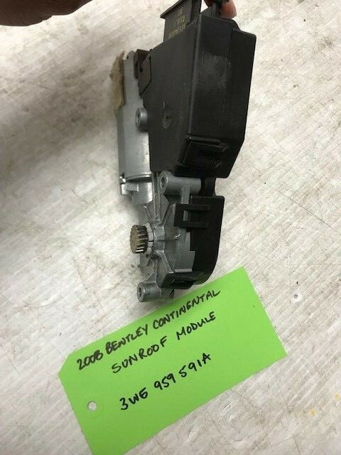 06-12 Bentley Continental Flying Spur SUNROOF SUN MOON ROOF MOTOR 3W5959591A 