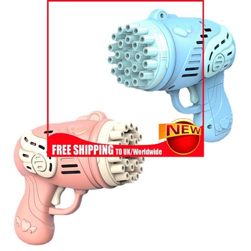 Bubble Machine 23 Holes Automatic Bubble Maker Blower Toy for Boy