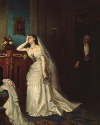 Firs Sergeevich Zhuravlev - After The Marriage (1874) - 17'' x 22'' Fine Art Print
