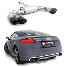 Remus Duplex Klappen Sportauspuff Audi 2.0 TTS quattro ab Bj 14 je 2x102 Carbon
