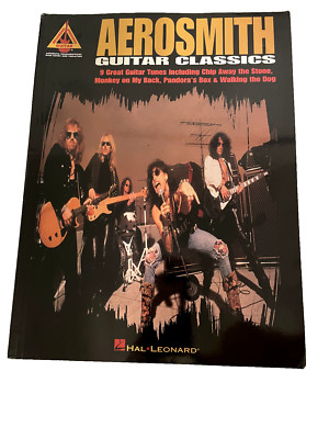 AEROSMITH GUITAR CLASSICS Hal Leonard Guitar Recorded Versions 1997 Softcover