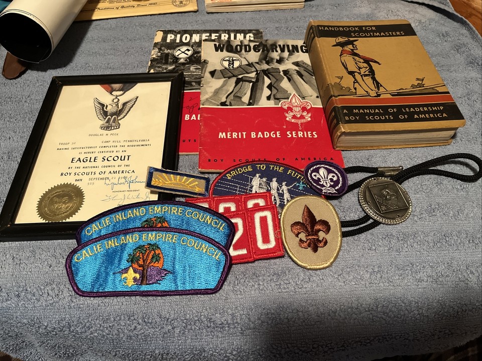 Large Vintage Scouts Lot(Pamphlets,Books,Patches,etc.) | eBay