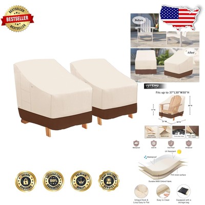 Customizable Outdoor Furniture Covers - Waterproof, Heavy Duty with Easy Handles