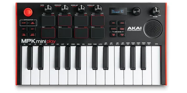 AKAI MPK mini Play MK3 Professional MIDI Keyboard 25-key Pad