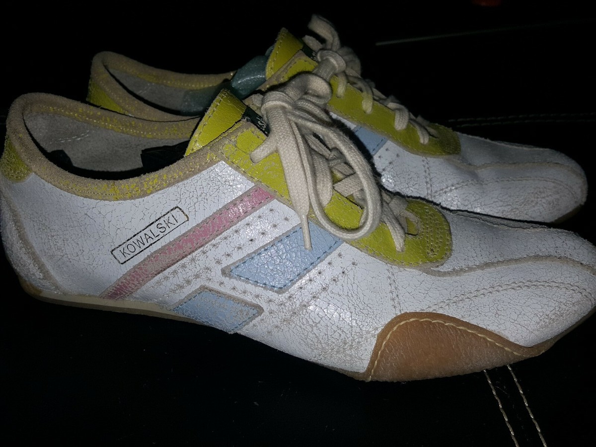KOWALSKI(スペイン)スニーカー 37サイズ Kowalski Shoes DISTRESSED Leather Sneakers MADE in SPAIN US