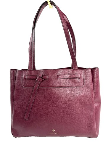 Nanette Lepore red vegan leather backpack NANETTE LEPORE Arabelle Vegan Pebble Leather Purse - Can  main image 4