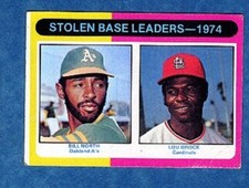 1975 Topps Stolen Base Leaders #309 NorthBrock 