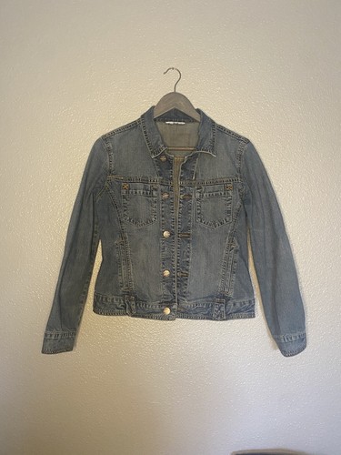 CAbi Denim Jacket Size Small Jean 