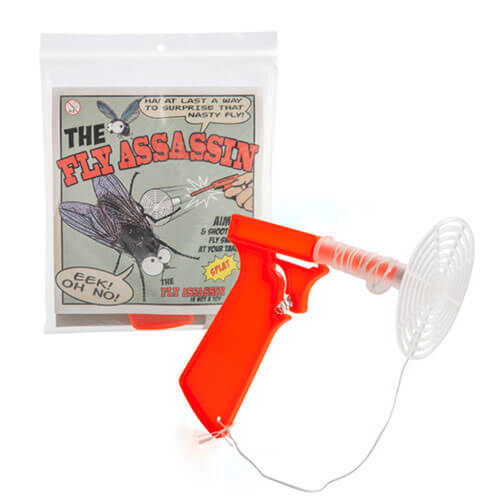 Fly Assassin Aim & Fire Gun Swatter Flies Mosquito Insect Guns Pistol
