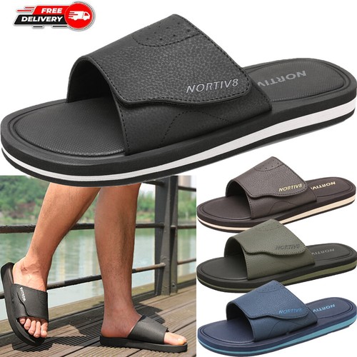 NORTIV 8 Mens Shower Slides Sandals 