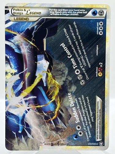 Palkia & Dialga Legend 101/102 and 102/102 Triumphant Holo Pokemon Top &  Bottom | eBay