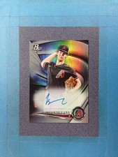 2022 Bowman JACOB STEINMETZ AUTO Arizona Diamond Backs #TOP-7B @SR74