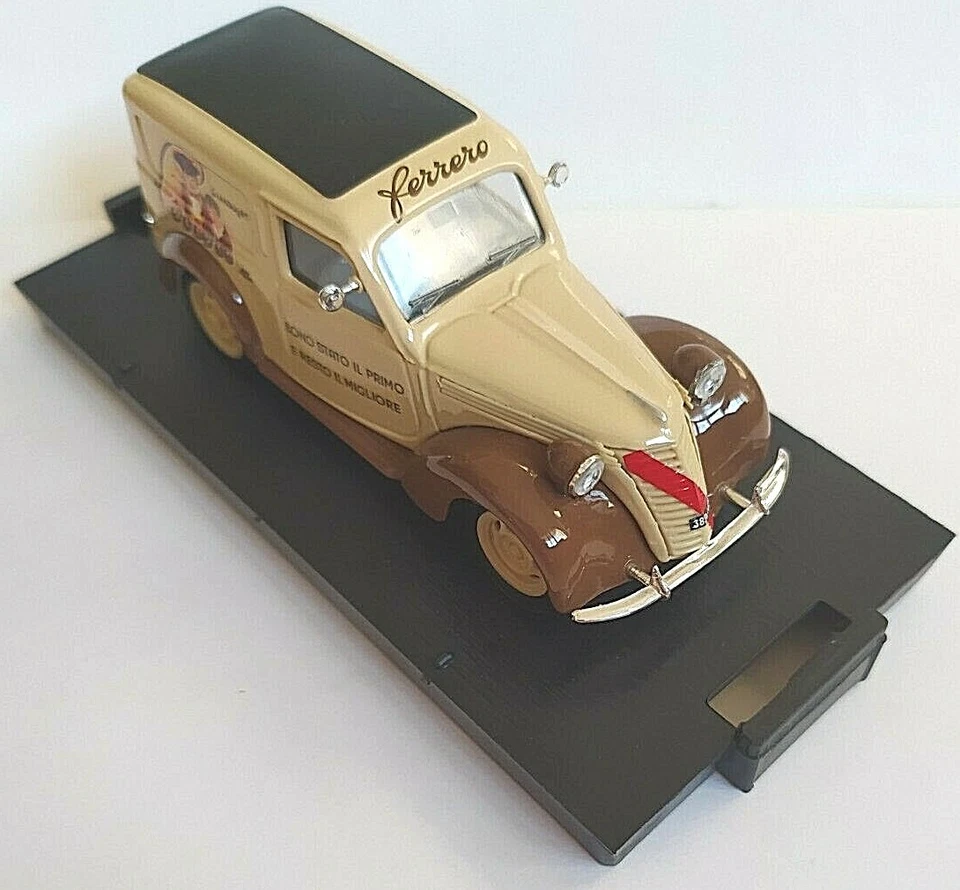 BRUMM 1:43 DIE CAST FURGONE FIAT 1100 1950 FERRERO, CUNEO ART R373 - Immagine 3 di 3