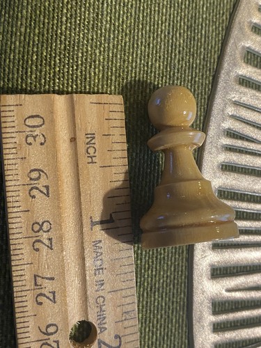 VINTAGE SCHACHFIGUREN SET IN HOLZKISTE - KOMPLETT - GESTEMPELT FRANZÖSISCHES SCHACH - FRANKREICH - Bild 7 von 9
