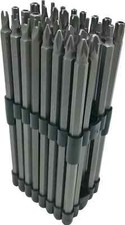 Security Bit Set 75mm Extra long Torx Screwdriver Phillips Pozi Star Hex (32pk)