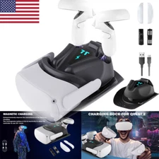 VR Charging Dock Station Magnetic Charging Dock Station Accessories for Quest 2