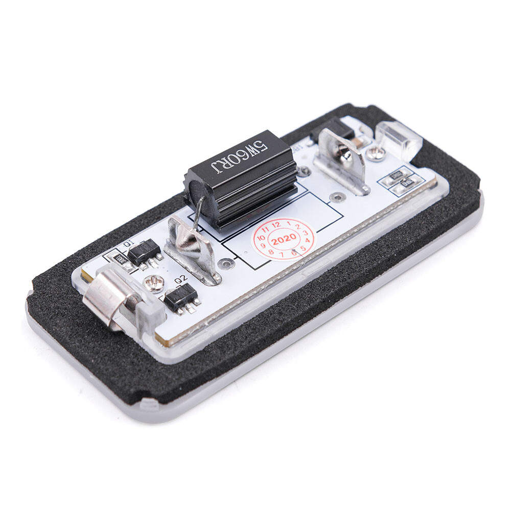Luci Targa LED Per Fiat 500 E Abarth 500 2007-2020 – Bianco Xenon, Compatibili CANbus