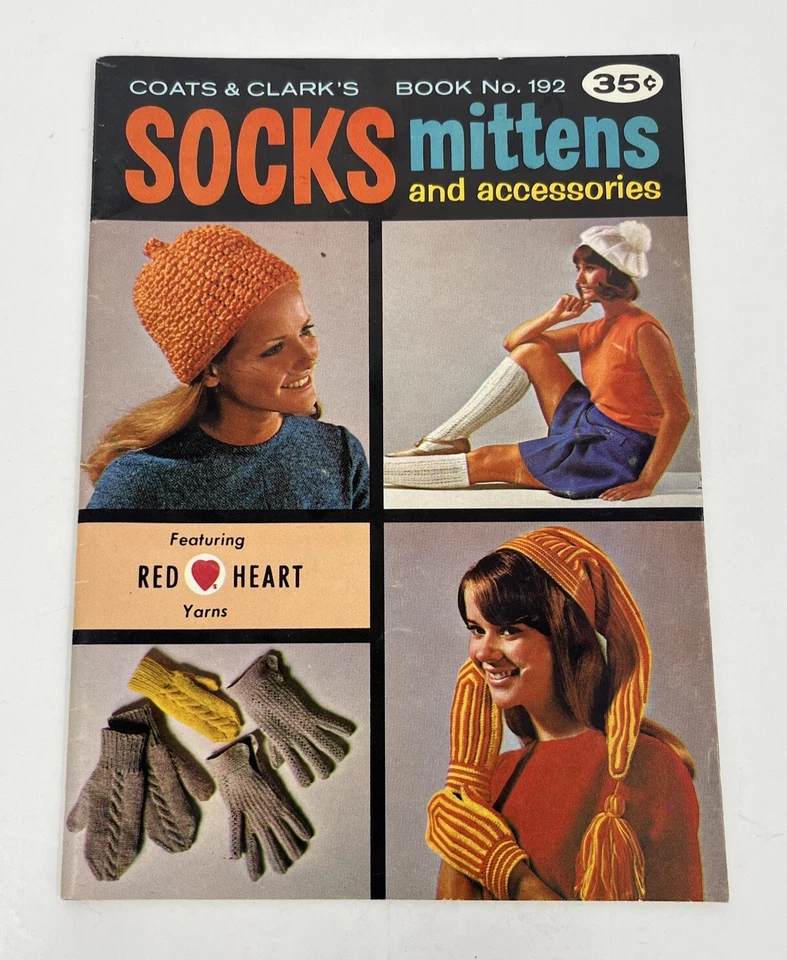 Coats & Clarks Book No. 192 Socks, Mittens, And Accessories (Paperback, 1969) - Image 2 of 4