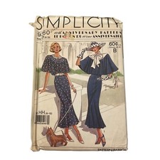 Simplicity 1920s 60th Anniversary Dress Sewing Pattern 9360 Sizes 6-12 Uncut